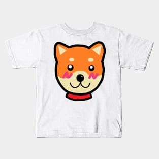 dog shiba inu cute Kids T-Shirt